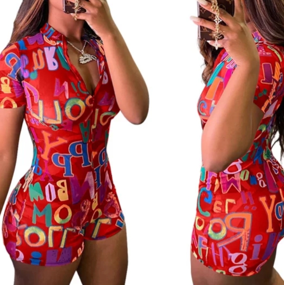 MultiColor Letters onesie - Picture 1 of 1